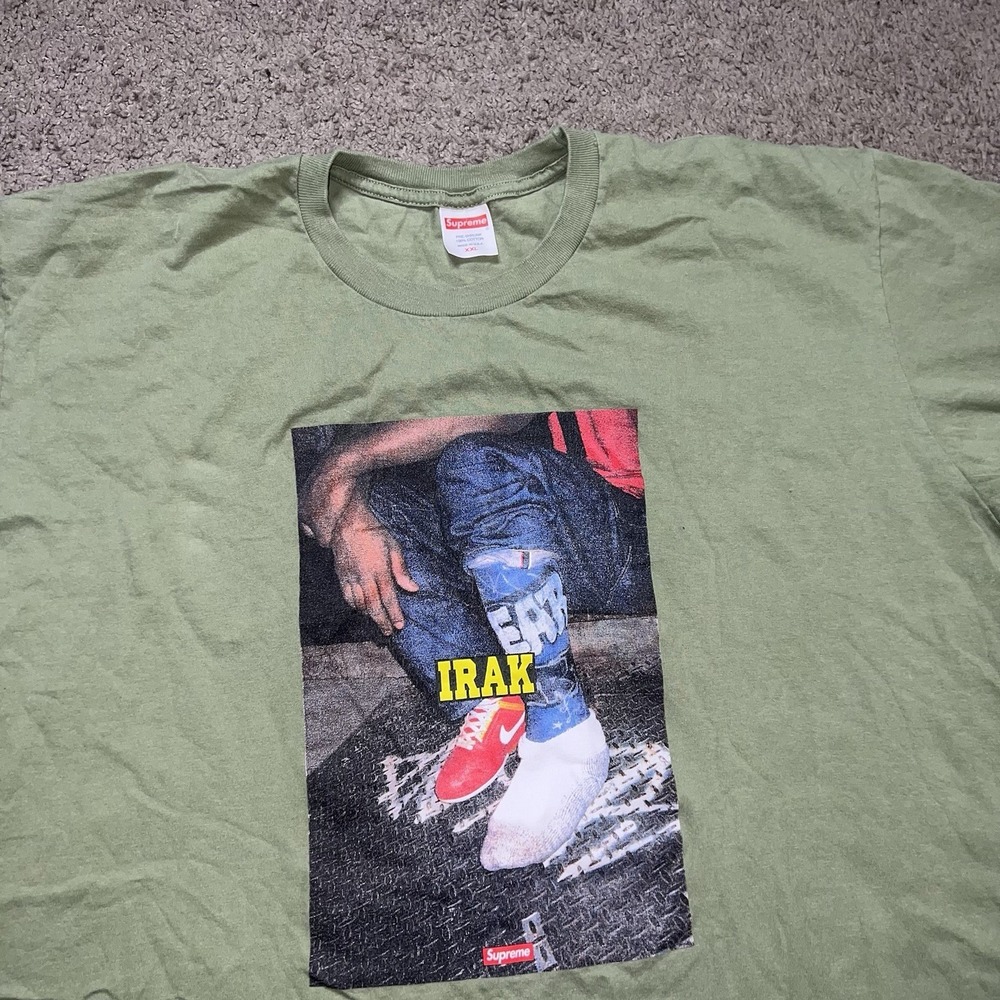 Supreme‎ x IRAK Cast Tee 'Light Olive' Supreme Size Small
